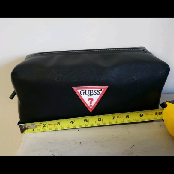 Guess Los Angeles Genuine Leather Toiletry Bag - Picture 4 of 8